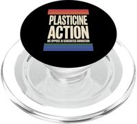 Plasticine Action Support Human Artists Stop Motion Animator PopSockets PopGrip for MagSafe