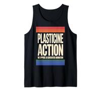 Plasticine Action Support Human Artists Stop Motion Animator Tank Top