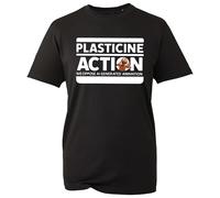 Plasticine Action T-Shirt, We Oppose AI Generaterd Content Watermelon Humanity Protest Support Stop War Shirt, Gift Unisex Tee Top (Black, M)