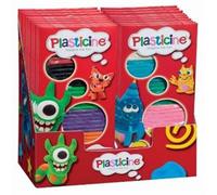 Plasticine Basix 6 Colour Pack