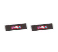 Plasticine One Colour Slab 400g - Black, Modelling Compound for Professional Animators and Model Makers, Never Dries Out, Make Sculptures, Models and Stop-Motion Animations (Pack of 2)