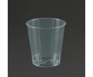 Plastico Disposable Shot Glasses Shooter - Lightweight and sturdy - Pack of 1000