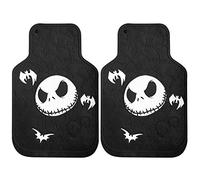 Plasticolor 001520R01 Disney Nightmare Before Christmas Bones Design with White Bats Front Floor Mat for Car Truck SUV