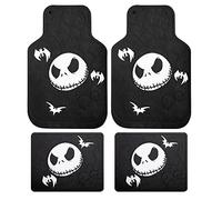Plasticolor 001693ZX4 4pc Nightmare Before Christmas Bones Design Floor Mat Set for Car Truck and SUV