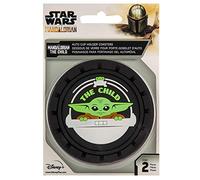 Plasticolor 001970R01 Star Wars Mandalorian Baby Yoda The Child Auto Coasters Set of 2