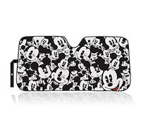 Plasticolor 003689R01 Mickey Mouse Expressions Accordion Style Car Truck SUV Front Windshield Sunshade