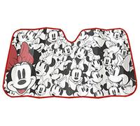Plasticolor 003786R01 Disney Minnie Mouse Expressions Accordion Bubble Sunshade, 1 Pack