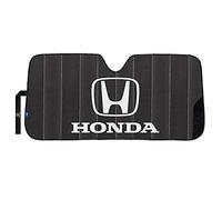 Plasticolor 003939W01 Honda Black Matte Accordion Sunshade, Silver