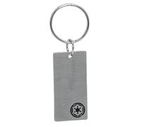 Plasticolor 004404R01 Star Wars Mandalorian Beskar Armor Metallic Keychain, Silver