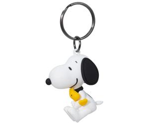 Plasticolor 004630R01 Peanuts Snoopy Holding Woodstock 3-Dimensional PVC Key Chain