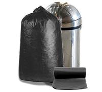 Plasticplace 32-33 Gallon Trash Bags │ 16 Microns │ Black High Density Garbage Can Liners │ 33” x 40” (250, 1 Count (Pack of 250)