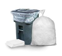 Plasticplace 95 Gallon Trash Bags, 2.0 Mil, 61"W x 68"H, Clear, 25/Case