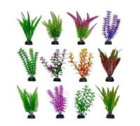 Plastics Artificial Water Grass | 12pcs Aquarium Decoration: Fish Tank Landscaping