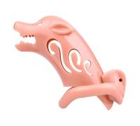 Plastics Male Penis Cage with 4 Size Cock Rings Men Abs Chastity Lock Dick Bondage Sexy Toys Man Fetish Erotic Products Orange Long