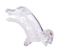 Plastics Male Penis Cage with 4 Size Cock Rings Men Abs Chastity Lock Dick Bondage Sexy Toys Man Fetish Erotic Products White Long