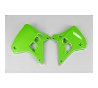 Plastics Side Radiator UFO Kawasaki Green ka02728-026 for Moto