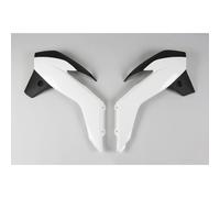 Plastics Side Radiator UFO KTM White/Black kt04042-999k