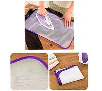 plastific 2 x Ironing Mesh Protective Net Cloth Protect Iron Delicate Garments Clothes Iron Rest for Steam Pressing on Tabletop or Bed - Heat Reflective, Portable