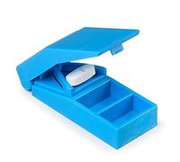 PLASTIFIC Pill Cutter, Pill Splitter Cutter for Small or Large Pills/Tablets, Pill Splitter with Pill Holder Case to Split Safely Cut Pills in Half Pill Splitter for Travel