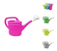 PLASTIFIC Watering Can Plastic Lightweight Water Sprayer Watering Bottle Detachable Sprinkler Rose for Garden Outdoor House Flower Bonsai Plant (4L, Fuchsia - Plastic Watering Can)