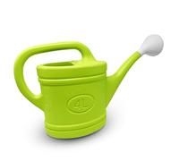PLASTIFIC Watering Can Plastic Lightweight Water Sprayer Watering Bottle Detachable Sprinkler Rose for Garden Outdoor House Flower Bonsai Plant (4L, Lime Green - Plastic Watering Can)