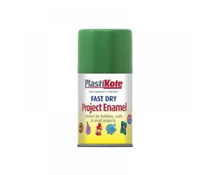 Plastikote 001040 Fast Dry Enamel Aerosol Garden Green 100Ml