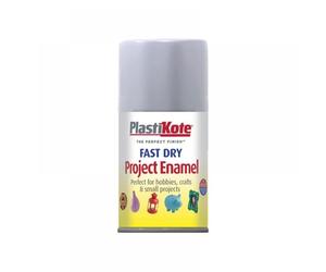Plastikote 001090 Fast Dry Enamel Aerosol Aluminium 100Ml