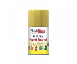 Plastikote 001100 Fast Dry Enamel Aerosol Gold Leaf 100Ml