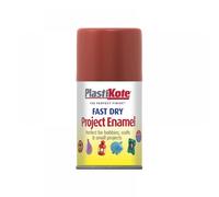 Plastikote 001122 Fast Dry Enamel Aerosol Nut Brown 100Ml