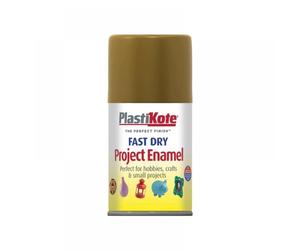 Plastikote 001430 Fast Dry Enamel Aerosol Antique Gold 100Ml