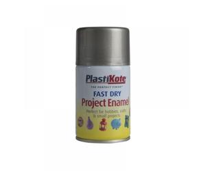 Plastikote 001590 Fast Dry Enamel Aerosol Pewter 100Ml