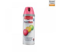 Plastikote 001900 Twist & Spray Fluorescent Pink 400Ml