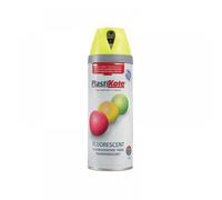 PlastiKote Aerosol Spray Paint Twist & Spray – Fluorescent Yellow 400ml