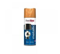Plastikote 004400 Metallic Spray Bronze 400Ml