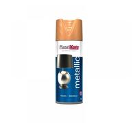 Plastikote Metallic Aerosol Spray Paint Flat Copper 400ml