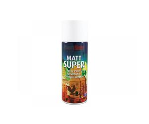 Plastikote 013115 Super Spray Matt White Ral 9016 400Ml