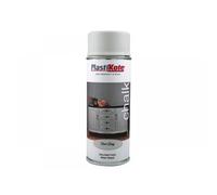 Plastikote 027109 Chalk Finish Spray Dove Grey 400Ml