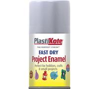 Plastikote 109S Dry Enamel Paint Aluminium Aerosol 100ml