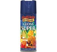 Plastikote 400ml Super Spray Paint, Gloss Royal Blue