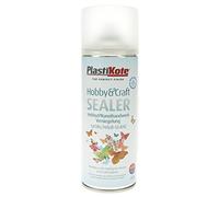 Plastikote 414002 Hobby & Craft Sealer Spray Clear Satin 400Ml
