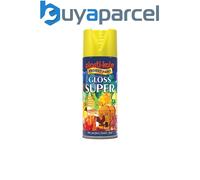 Plastikote 011115 Gloss Super Spray Yellow 400Ml