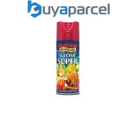 Plastikote 011120 Gloss Super Spray Bright Red 400Ml