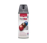 Plastikote 021101 Twist & Spray Gloss Medium Grey 400Ml