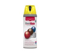Plasti-kote 21104 400ml Premium Spray Paint Gloss - New Yellow