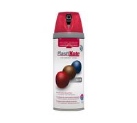 Plastikote 022106 Twist & Spray Satin Real Red 400Ml