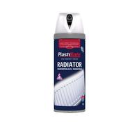 Plasti-Kote PKT26102 Radiator Twist & Spray Satin White 400ml