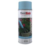 Plastikote 027205 Garden Colours Spray Paint Light Blue 400Ml
