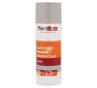 PlastiKote Trade Quick Dry Primer Spray Grey 400ml PKT71001