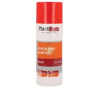 Plastikote 071014 Trade Quick Dry Acrylic Spray Paint Gloss Red 400Ml