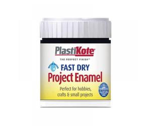 Plastikote 440002 Fast Dry Enamel Paint B2 Bottle Matt Black 59Ml